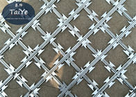BTO22 Square Diamond Welded Razor Wire Mesh Fence Hot Dipped Galvanized