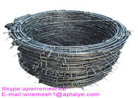 Electric Galvanized 2.5mm Barbed Wire Mesh Pvc Coated Of Low Corbon Steel Wire