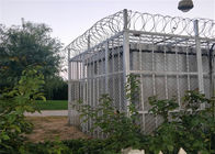 Security Galvanized Steel razor barbed wire fence , razor sharp wire ISO