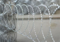 Hot Dip Galvanized BTO 10 Flat Razor Wire Stainless Steel On Protect Private Grounds