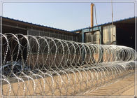 Prism Traffic Mobile Security Barrier Pyramid Razor Wire Fence Direct Pull Open