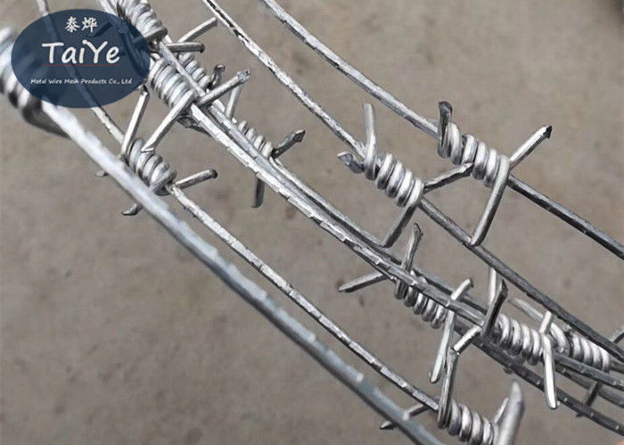 Customize Single Coil Security Barbed Wire Anti Rust Used In Highway Fencing