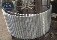 Hot Dipped Galvanized  BTO11 Razor Barbed Wire With Sharp Blade Used In Army Area