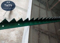 PVC Coated Wall Security Spikes 2.0mm Barb Thickness For Industrial Buildings