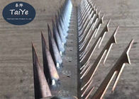 Galvanized  Sharp Wall Security Spikes For Protecting Gates And Walls Fences