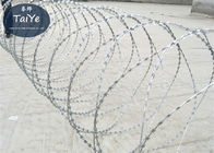 Aluminum Alloy Silver Razor Wire Mesh Fencing Used For Cottage And Society Fence
