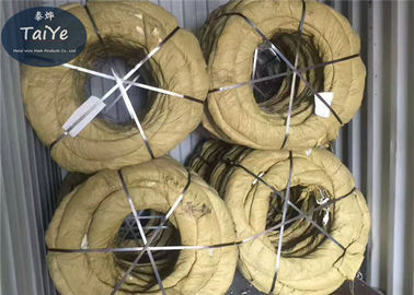 Galvanized / Epoxy Razor Blade Barbed Wire  BTO-30 Blade Style Industry Use