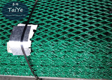 PVC Coated Safety Mesh Fence Green Color High Strength To Guard Against Theft