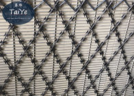 304 Stainless Steel Welded Razor Wire Mesh Anti Climbing Prison Fencing