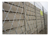 BTO -22 Razor Barbed Wire With Post For Wire Mesh Fencing