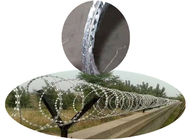 Eco Friendly Cross Razor Wire Hot Dipped Galvanized For Fence 5-25kg / Roll