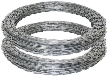 500mm 15m BTO -22 Galvanized Razor Wire Concertina Wire For Wire Fence