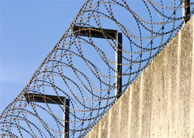 Galvanized Concertina / Thorn Wire , Razor Wire Fence BTO22 Outdoor Using