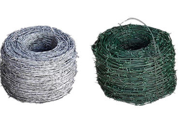 Electric Galvanised 2.5mm Security Barbed Wire , Razor Wire Roll Custom Made
