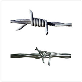 Border Protection Galvanized Security Barbed Wire Steel ASTM Standards