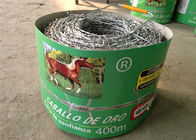 Low Carbon Steel Barbed Wire Fence / Concertina Wire Fencing For Industrial