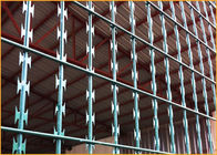 PVC Coated Galvanized BTO 22 Razor Wire Mesh Fence Single Twist Method