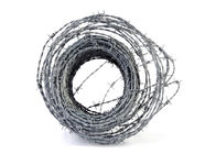 Anti - Climb 14×14 Guage Security Barbed Wire Hot Dipped Galvanized On Fence Top