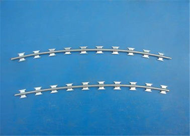 Hot Dip Galvanized BTO 10 Flat Razor Wire Stainless Steel On Protect Private Grounds