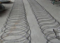 Flat Wrap Coiled Razor Wire Hdg Hot Dipped Galvanized For Security Barrier