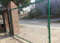 Low Carbon Wire Pvc Coated Chain Link Mesh Use As Guardrail 6 M Long 3.8m High