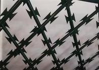Stainless Steel Welded Type Diamond Razor Wire Easy To Install Prevent Climbing