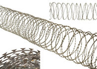 Concertina Blade Razor Barbed Wire Rolls Razor Wire Fencing ISO Passed