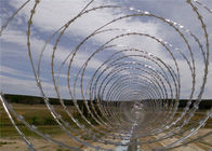 Barbed Tape Razor Wire Made in Coils concertina line for Security Barrier Fencing