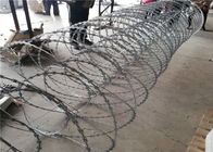 Coiled Double Concertina Razor Wire Barbed Tape With Beautiful Appearance