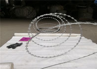 Unclipped Razor Ribbon Wire Razor Concertina Wire Coil Security Barrier