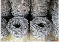 Fence Hot Dipped Galvanized Security Barbed Wire Roll 25kg / Coil