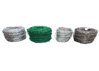 Stainless Steel Security Barbed Wire Electro Galvanized Or PVC Coated