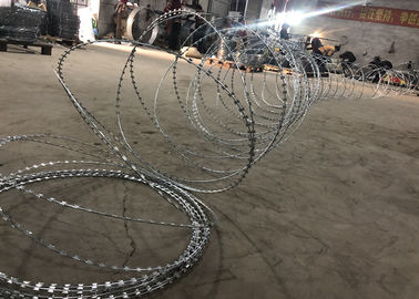 500mm Coil Diameter Concertina Razor Barbed Wire Weight Per Meter