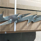 Hot Dipped Galvanized Anti Climb Spikes Rooftop Razor Spikes For Security