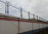 Military Welded Rhombus Razor Mesh Fence For Perimeter Protection