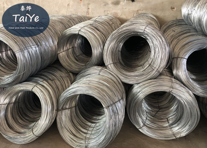 Silver Electro Galvanized Metal Wire Diameter 2.7mm In Coil Low Cost
