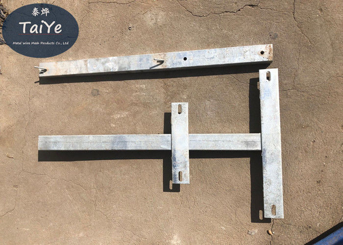 Customized Dimension Metal Brackets For Barbed Wire High Strength  Easy To Fix