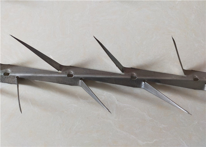 Small Size Boundary Wall Spikes , Anti Climb Fence Spikes Stainless Steel