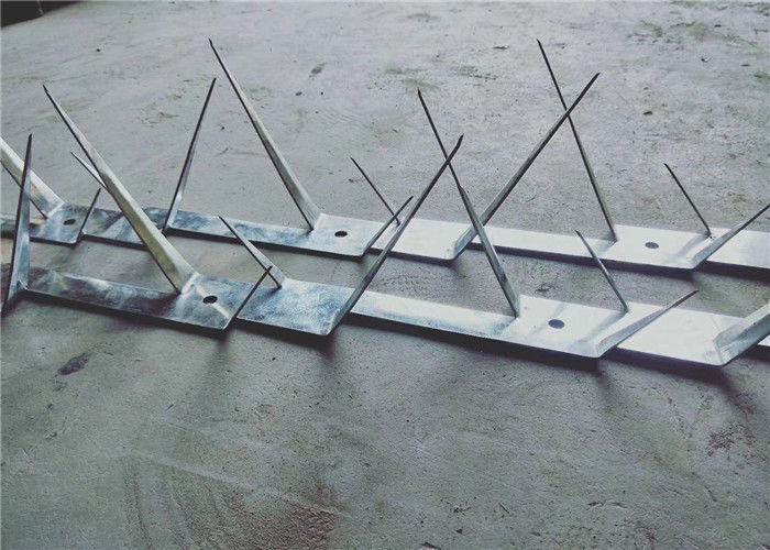 Metal Fencing Wall Security Spikes Anti Theft 1.25m Length 2mm Thickness