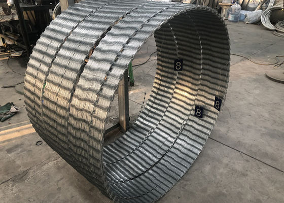 Zinc Coated 250gsm Concertina Razor Wire 950mmx68 Turns Per Coil