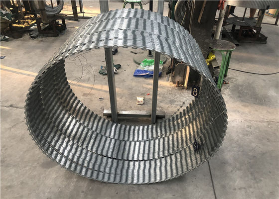 950mm 250g Zinc Coated Concertina BTO 22 Razor Wire